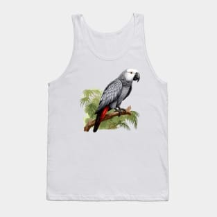 African Grey Parrot Tank Top